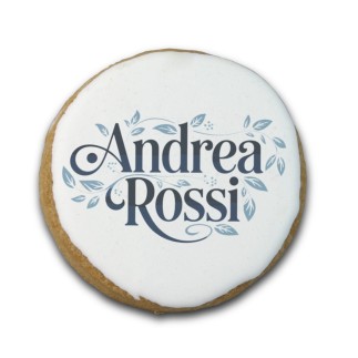 Biscotti stampati con data, glassati  piccoli