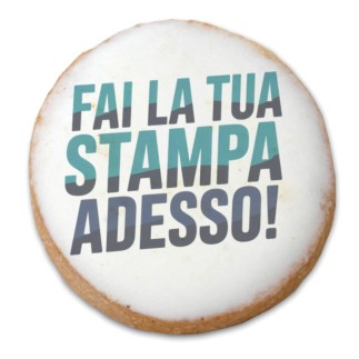 Biscotti stampati, glassati 4 cm - Confezionati singolarmente