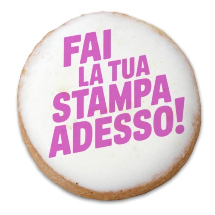 Biscotti stampati con data, glassati  piccoli