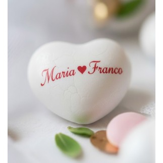 Confettini Cuore al Cioccolato fondente - Stampati - 100pz