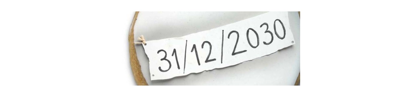 Biscotti per battesimo con la data stampata